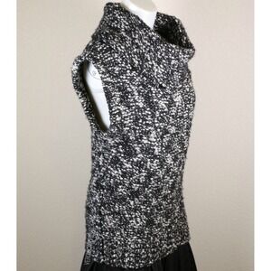 ANN TAYLOR OVERSIZED SLEEVELESS COWLNECK SWEATER